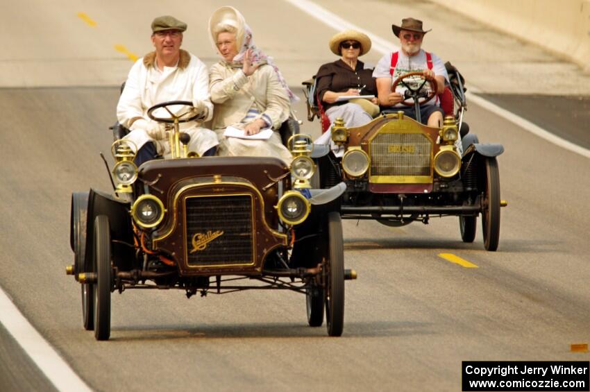 Peter McIntyre's 1906 Cadillac and Steve Boyd's 1910 Brush