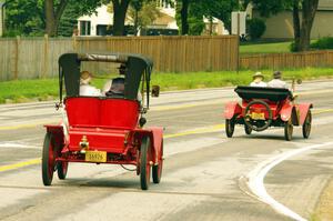 John Elliot's 1912 Maxwell and Walter Burton's 1910 Buick