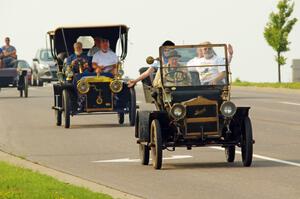 Bob Long's 1908 Maxwell and Dean Yoder's 1906 Ford Model K