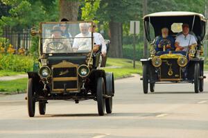 Bob Long's 1908 Maxwell and Dean Yoder's 1906 Ford Model K