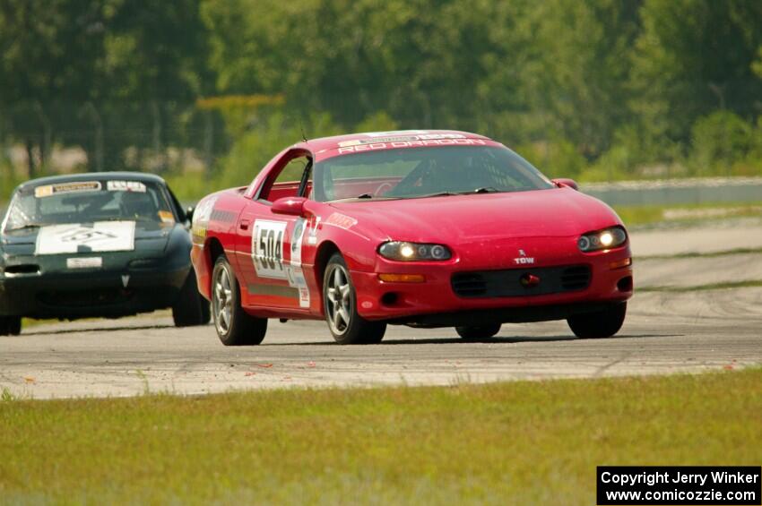 Blue Bayou Chevy Camaro and Transcendental Racing Mazda Miata