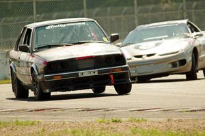 Locked Out Racing BMW 325is and IFW Motorsport Pontiac Firebird