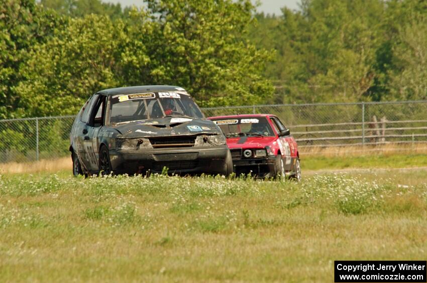 rbankracing.com SAAB 9-3 and Dead Pedal Racing Maserati Biturbo