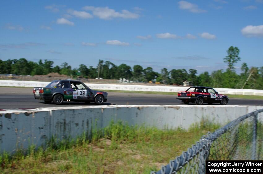 Locked Out Racing BMW 325is and Chump Faces BMW 325is