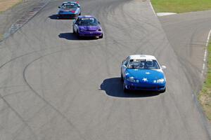 Nine Four Motorsports Lexus SC300, Plum Crazy Plymouth Neon and Sons of Irony Motorsports Nissan 240SX