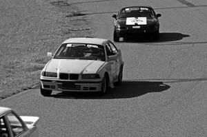 Agent P's Aqua Velvet 3-Series BMW 325 and Transcendental Racing Mazda Miata