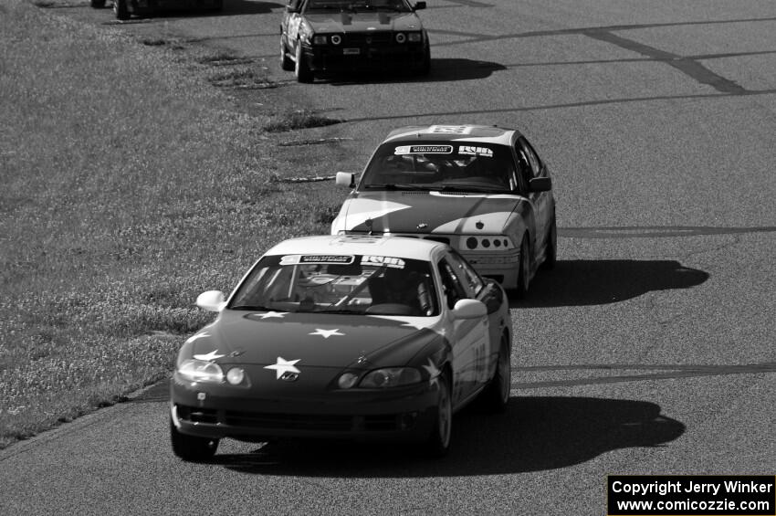 Nine Four Motorsports Lexus SC300, Dirty Side Down Racing BMW 325i and Dead Pedal Racing Maserati Biturbo