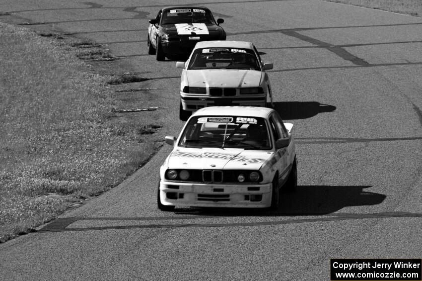 Alt Deutsche Autowerks BMW 325e, Agent P's Aqua Velvet 3-Series BMW 325 and Transcendental Racing Mazda Miata