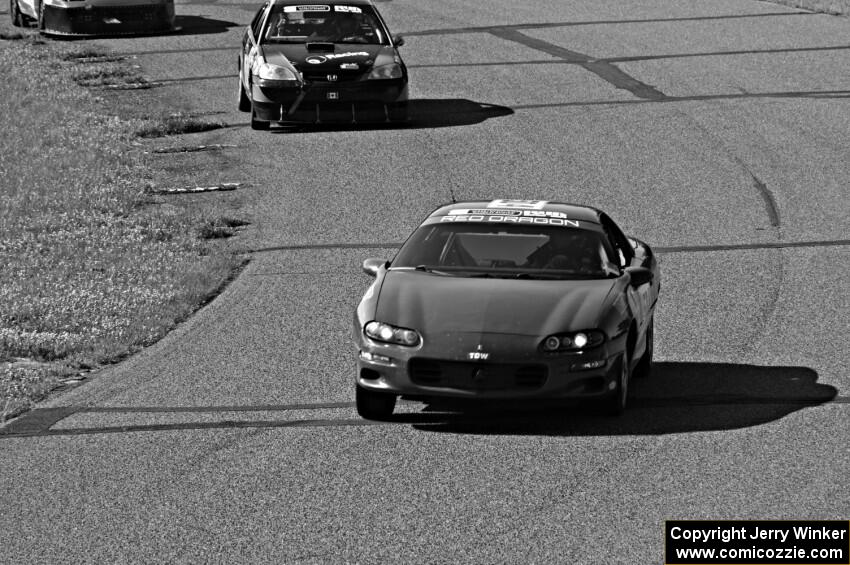 Blue Bayou Chevy Camaro and 8 Ball Racing Honda Civic