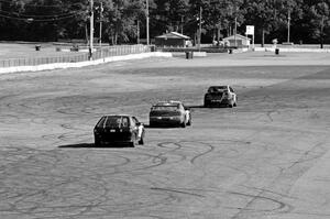 8 Ball Racing Honda Civic, Sons of Irony Motorsports Nissan 240SX and Ellis Racing VW Scirocco