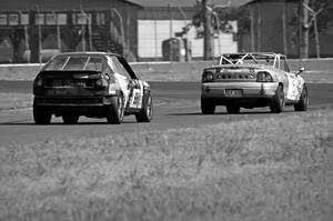 NNM Motorsports Dodge Neon and rbankracing.com SAAB 9-3