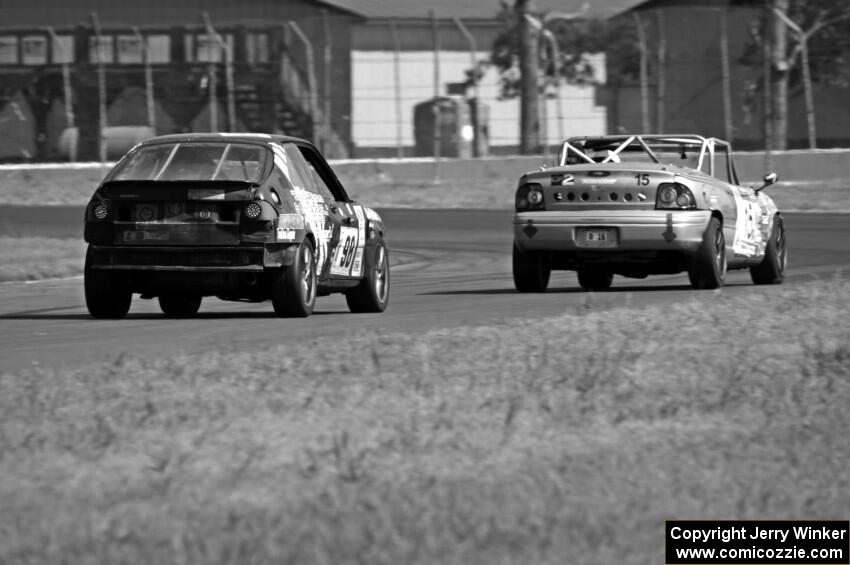 NNM Motorsports Dodge Neon and rbankracing.com SAAB 9-3