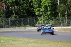 Sons of Irony Motorsports Nissan 240SX, Dirty Side Down Racing BMW 325i and rbankracing.com SAAB 9-3