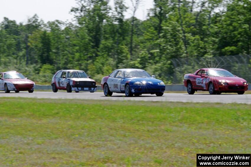 Blue Bayou Chevy Camaro, Nine Four Motorsports Lexus SC300 and Virtually Worthless VW Golf