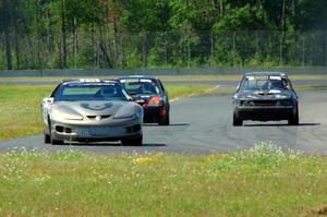 IFW Motorsport Pontiac Firebird, 8 Ball Racing Honda Civic and rbankracing.com SAAB 9-3