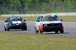 Team Kaput VW Golf and Transcendental Racing Mazda Miata