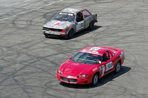 Blue Bayou Chevy Camaro and Crank Yankers Racing BMW 325i