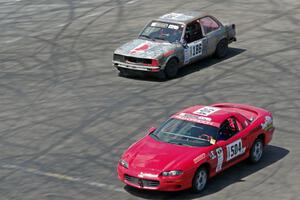 Blue Bayou Chevy Camaro and Crank Yankers Racing BMW 325i