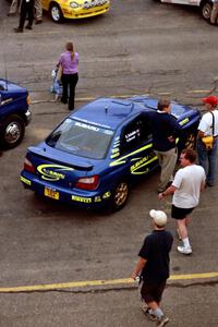 Karl Scheible / Brian Maxwell Subaru WRX STi at Rallyfest.