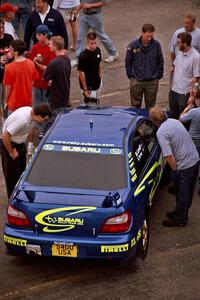 Karl Scheible / Brian Maxwell Subaru WRX STi at Rallyfest.