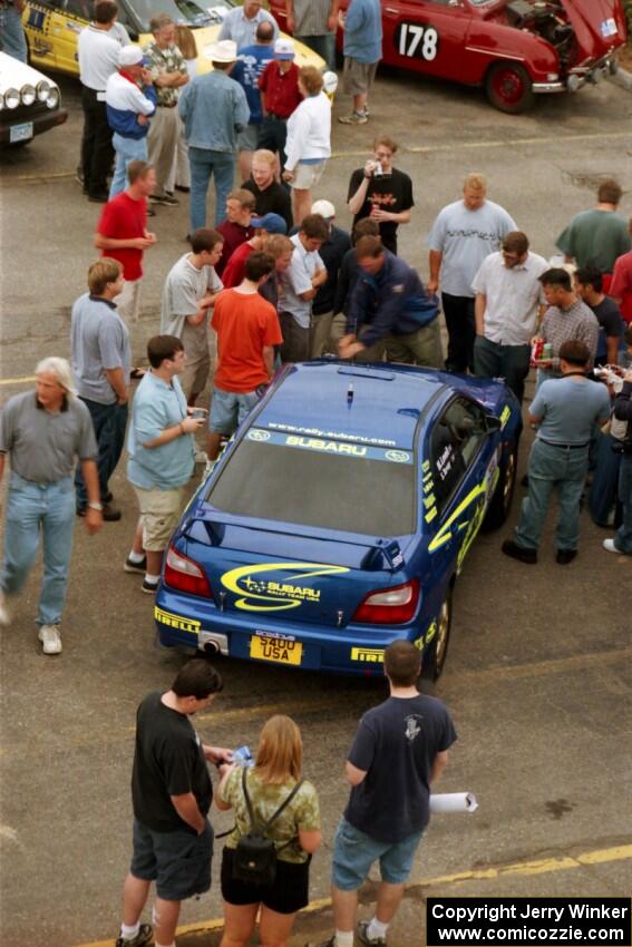 Karl Scheible / Brian Maxwell Subaru WRX STi at Rallyfest.