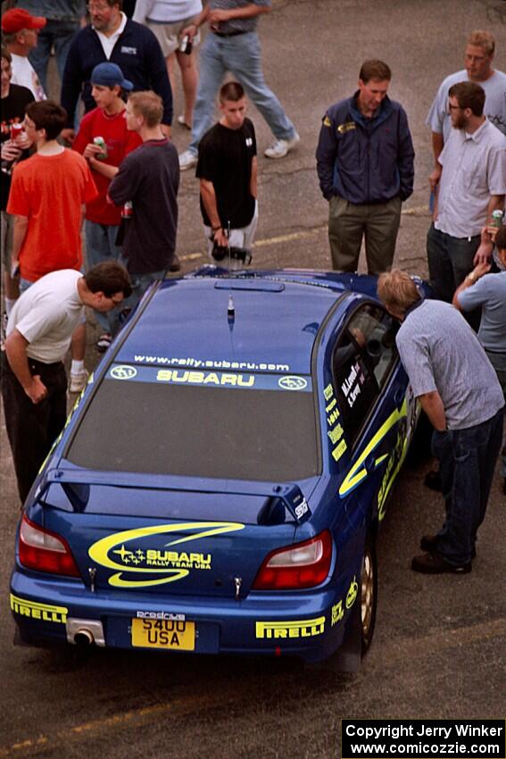 Karl Scheible / Brian Maxwell Subaru WRX STi at Rallyfest.