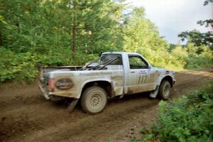 Ken Stewart / Doc Schrader Chevy S-10 comes out of a 90-right on SS2 (Stump Lake).