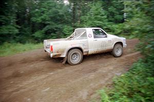 John Daubenmier / Stan Rosen Chevy S-10 comes out of a 90-right on SS2 (Stump Lake).
