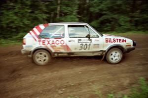 Tony Chavez / Doug Robinson VW GTI on SS2 (Stump Lake).