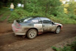 Dennis Martin / Kim DeMotte Mitsubishi Eclipse GSX on SS2 (Stump Lake).