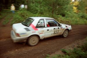 Jeff Field / Dave Weiman Dodge Shadow on SS2 (Stump Lake).