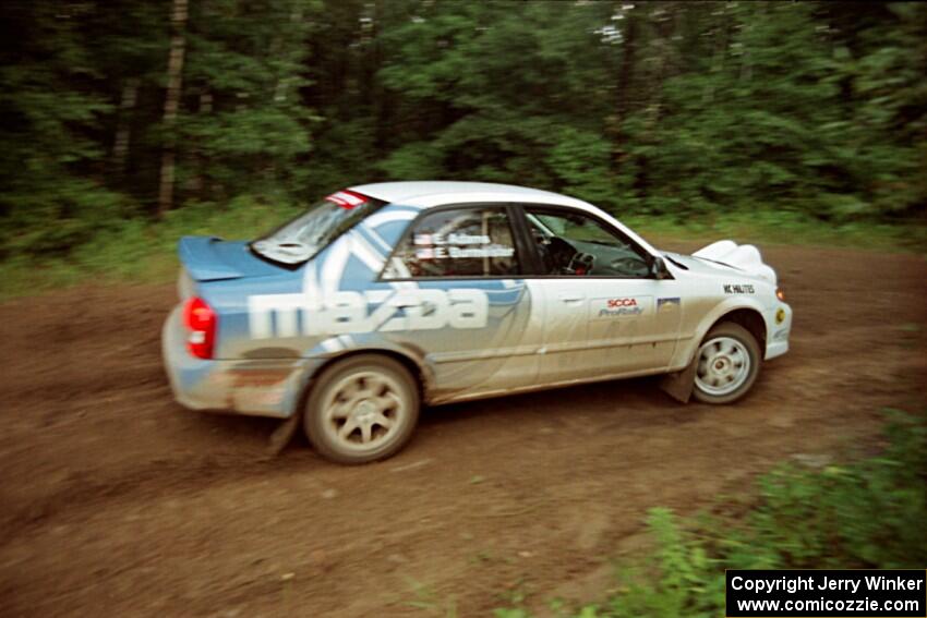 Eric Burmeister / Eric Adams Mazda Protege' MP3 on SS2 (Stump Lake).