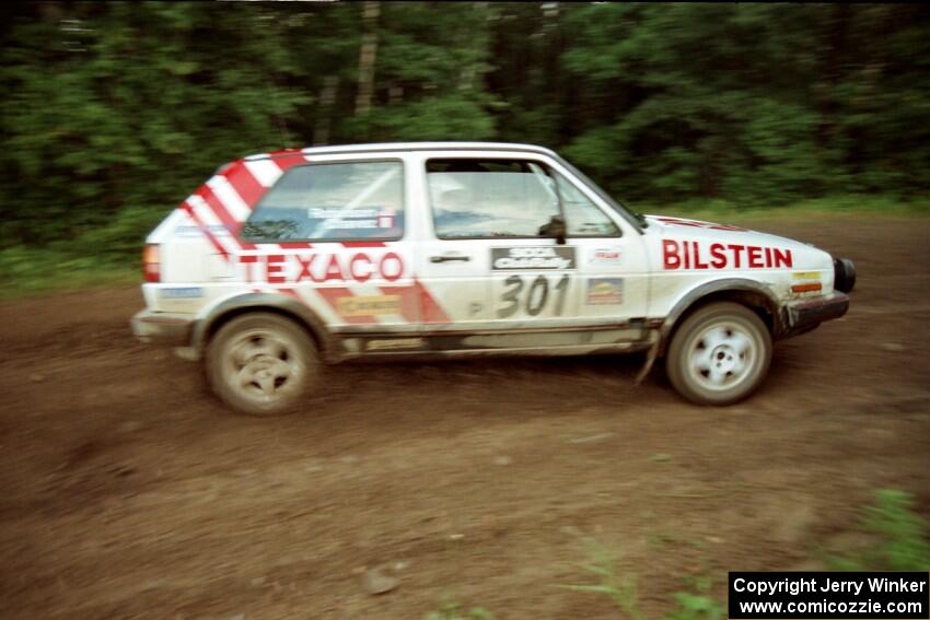 Tony Chavez / Doug Robinson VW GTI on SS2 (Stump Lake).