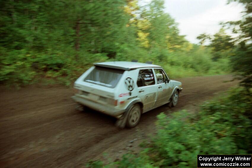 Jon Hamilton / Ken Sabo VW Rabbit on SS2 (Stump Lake).