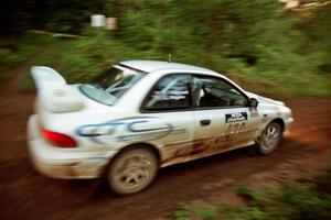 Geoff Maguire / David Fiddyment Subaru WRX STi on SS2 (Stump Lake).