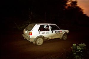 Aaron Hatz / Brendan Higgins VW GTI on SS2 (Stump Lake).