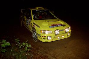 Paul Eklund / Scott Huhn Subaru Impreza on SS4 (Wolf Lake).