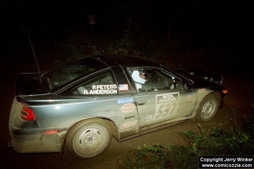 Paul Peters / Bob Anderson Mitsubishi Eclipse GSX on SS2 (Stump Lake).