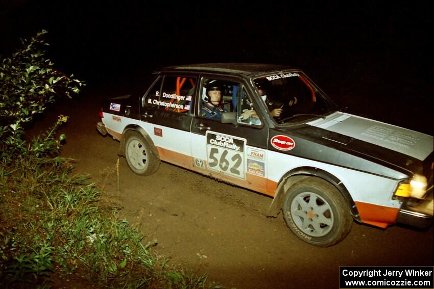 Mike Christopherson / Brian Dondlinger VW Jetta on SS2 (Stump Lake).