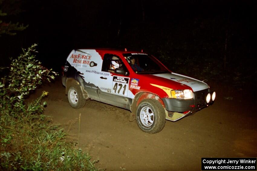 Greg Pachman / Ray Summers Ford Escape on SS2 (Stump Lake).