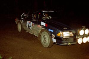 Mike Hurst / Rob Bohn Ford Mustang on SS4 (Wolf Lake).