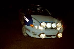 Dave Coleman / Paula Gibeault Hyundai Tiburon on SS4 (Wolf Lake).