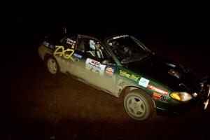 Tad Ohtake / Martin Dapot Ford Escort ZX2 on SS4 (Wolf Lake).