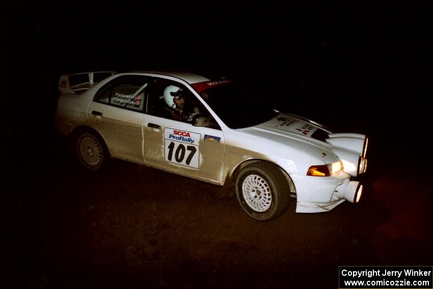 Tim Paterson / Scott Ferguson Mitsubishi Lancer Evo IV on SS4 (Wolf Lake).