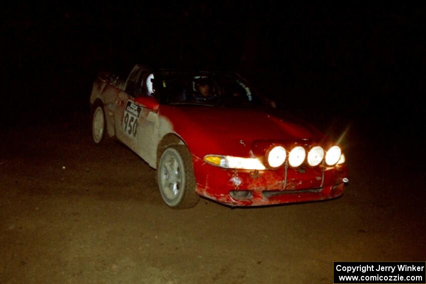 Shane Mitchell / Paul Donnelly Eagle Talon goes through a hard right on SS4 (Wolf Lake).