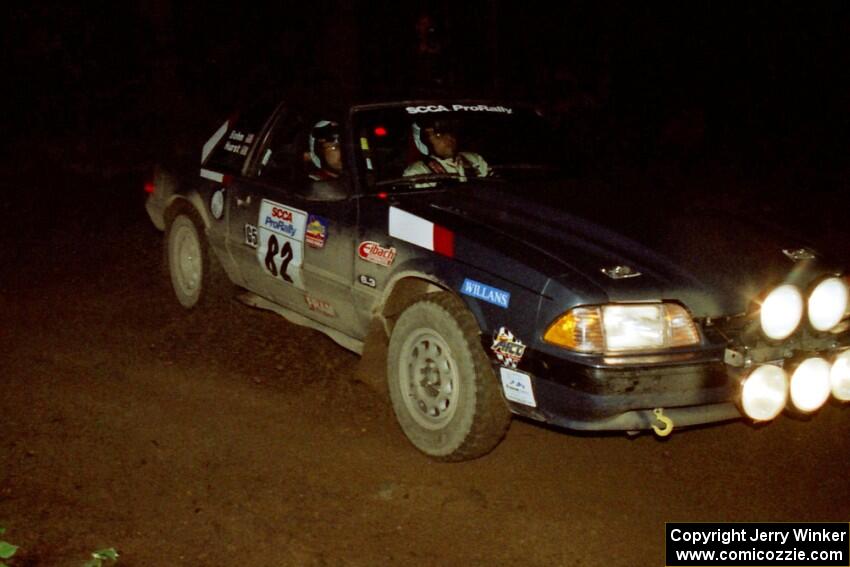 Mike Hurst / Rob Bohn Ford Mustang on SS4 (Wolf Lake).