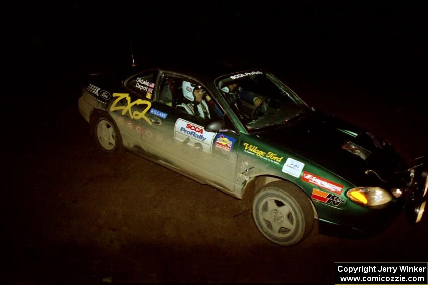 Tad Ohtake / Martin Dapot Ford Escort ZX2 on SS4 (Wolf Lake).