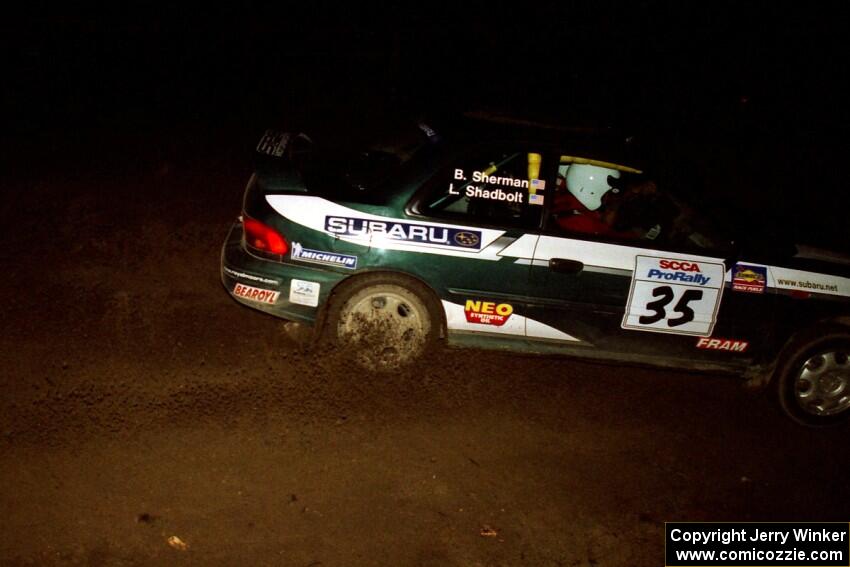 Lee Shadbolt / Bob Sherman Subaru Impreza on SS4 (Wolf Lake).