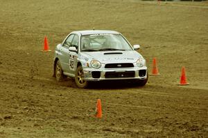 Wyeth Gubelmann / Therin Pace Subaru WRX on SS7 (Speedway Shenanigans).