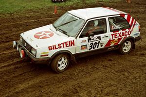 Tony Chavez / Doug Robinson VW GTI on SS7 (Speedway Shenanigans).